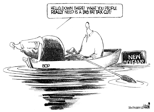 Political cartoon on GOP Heads Recovery by Don Wright, Palm Beach Post