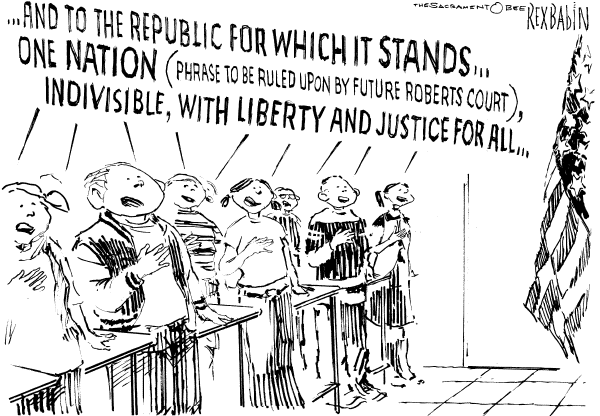 Political cartoon on In Other News by Rex Babin, Sacramento Bee
