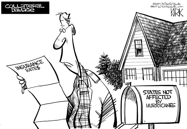 Political cartoon on US Economy in High Gear by Kirk Walters, Toledo Blade