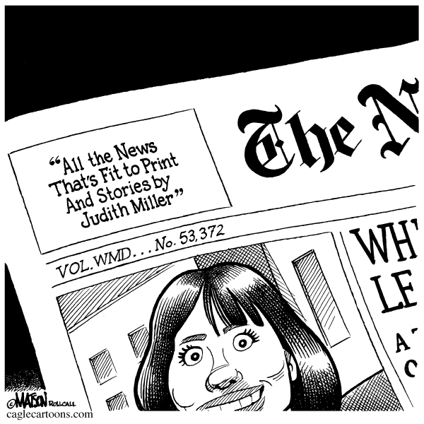 Political cartoon on Top 5 Cartoons of the Week by RJ Matson, New York Observer