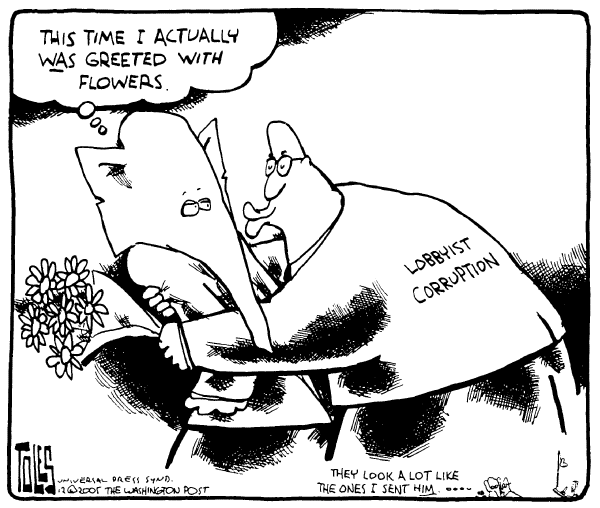 Political cartoon on Republicans Putting In Extra Time by Tom Toles, Washington Post