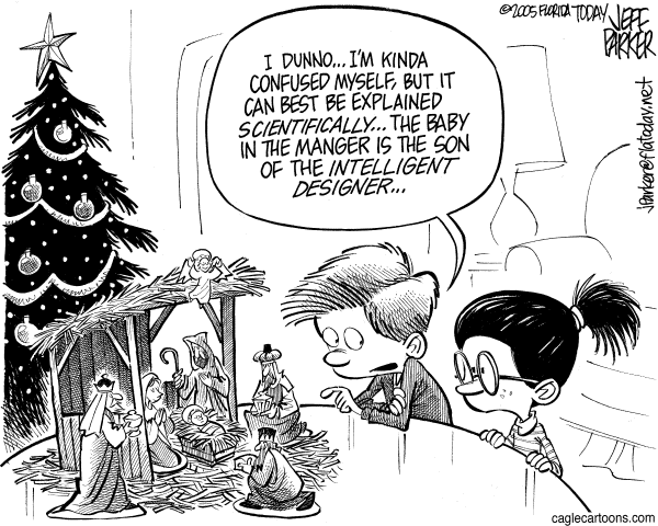 Political cartoon on Holiday Season Bolsters US Spirits by Jeff Parker, Florida Today