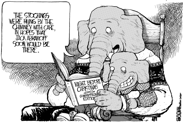 Political cartoon on Big Political Battles for GOP by Drew Sheneman, Newark Star Ledger
