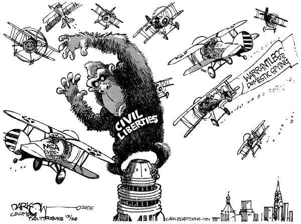 Political cartoon on The War Hits Home by John Darkow, Cagle Cartoons