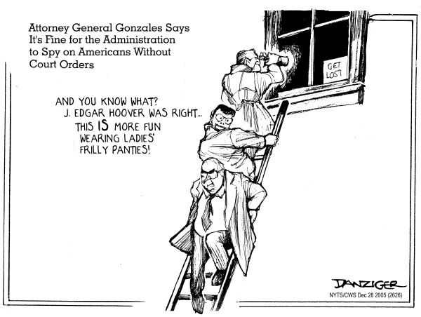 Political cartoon on The War Hits Home by Jeff Danziger, Cartoonists & Writers Syndicate