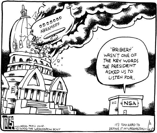 Political cartoon on The War at Home by Tom Toles, Washington Post