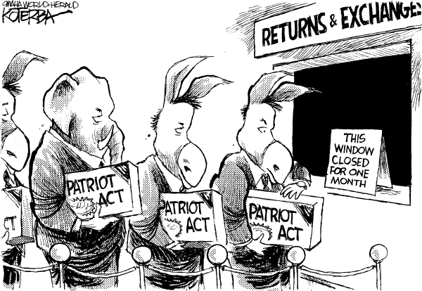 Political cartoon on Democrats Contemplate Action by Jeff Koterba, Omaha World-Herald
