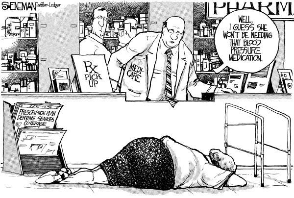 Political cartoon on Drug War Intensifies by Drew Sheneman, Newark Star Ledger
