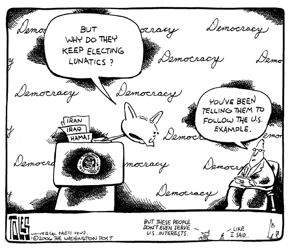 Political cartoon
