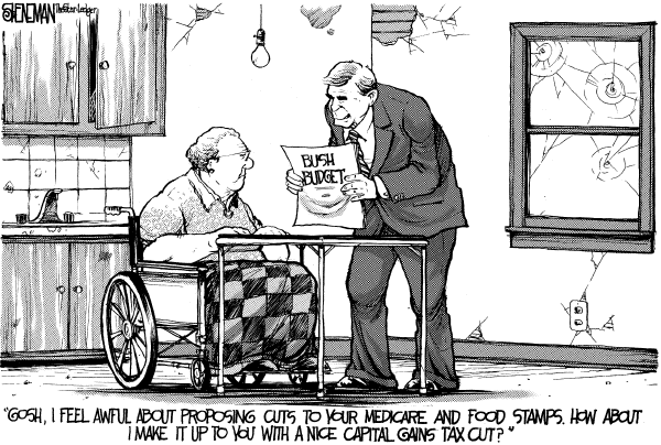 Political cartoon on In Other News by Drew Sheneman, Newark Star Ledger
