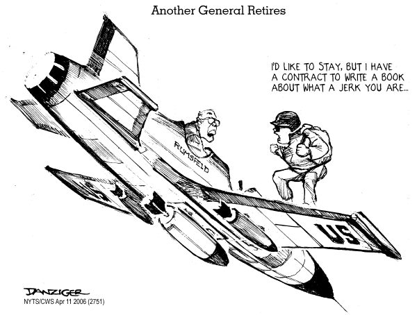 Editorial Cartoon by Jeff Danziger, CWS/CartoonArts Intl. on White House Looks Beyond Iraq