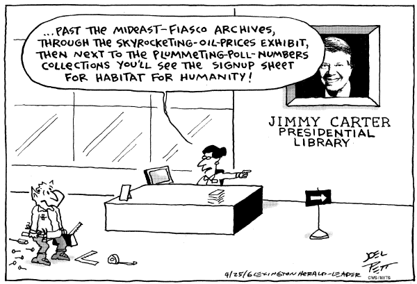 Editorial Cartoon by Joel Pett, Lexington Herald-Leader, CWS/CartoonArts Intl. on In Other News