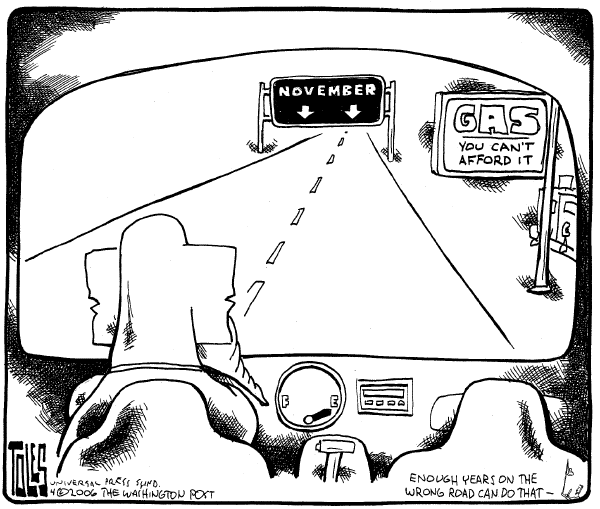 Editorial Cartoon by Tom Toles, Washington Post on GOP Gears Up for Elections