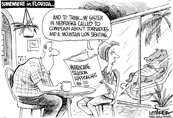 Editorial Cartoon by Jeff Koterba, Omaha World-Herald on In Other News