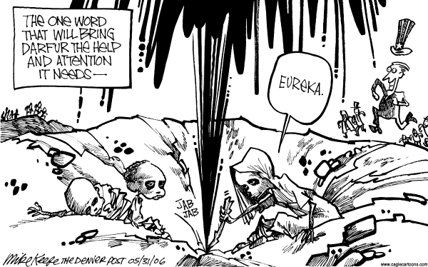 Editorial Cartoon by Mike Keefe, Denver Post on In Other News