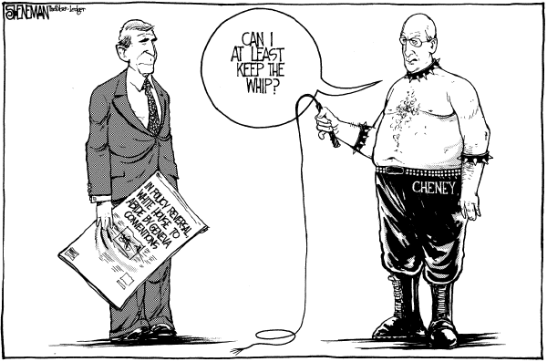Editorial Cartoon by Drew Sheneman, Newark Star Ledger on Administration Changes Prisoner Policy