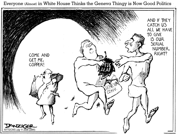 Editorial Cartoon by Jeff Danziger, CWS/CartoonArts Intl. on Administration Changes Prisoner Policy