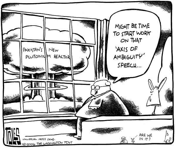 Editorial Cartoon by Tom Toles, Washington Post on White House Seeks Additional Powers