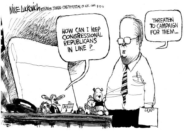 Editorial Cartoon by   on GOP Gears Up for Fall Elections