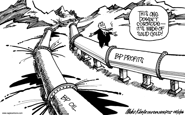 Editorial Cartoon by Mike Keefe, Denver Post on Oil Prices to Rise Again