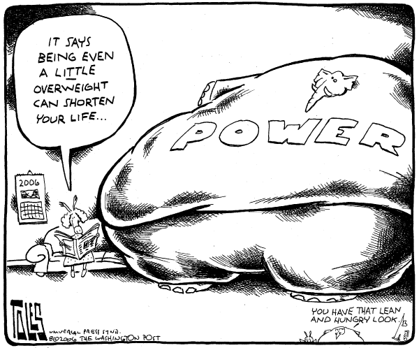 Editorial Cartoon by Tom Toles, Washington Post on Parties Plan Various Campaigns