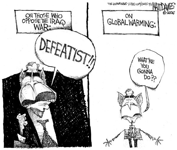 Editorial Cartoon by Matt Davies, Journal News on The President Remains Confident