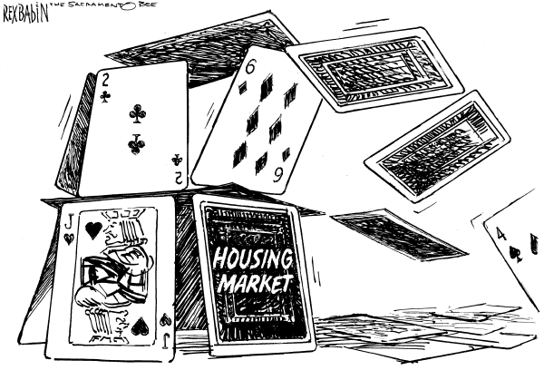 Editorial Cartoon by Rex Babin, Sacramento Bee on US Economy Steady