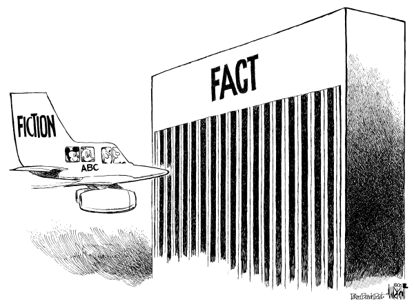 Editorial Cartoon by Don Wright, Palm Beach Post on 9/11 Questions Persist