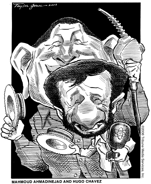 Editorial Cartoon by Sandy Huffaker, Cagle Cartoons on Spirited Debates Rouse UN