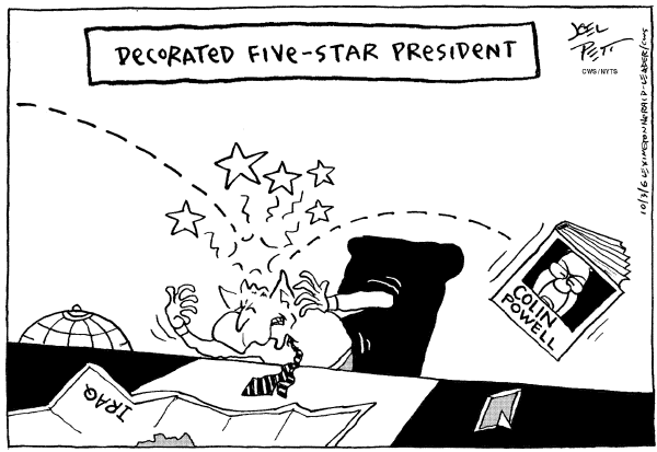 Editorial Cartoon by Joel Pett, Lexington Herald-Leader, CWS/CartoonArts Intl. on New Books Reveal White House Thinking