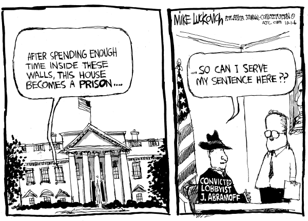Editorial Cartoon by Mike Luckovich, Atlanta Journal-Constitution on In Other News
