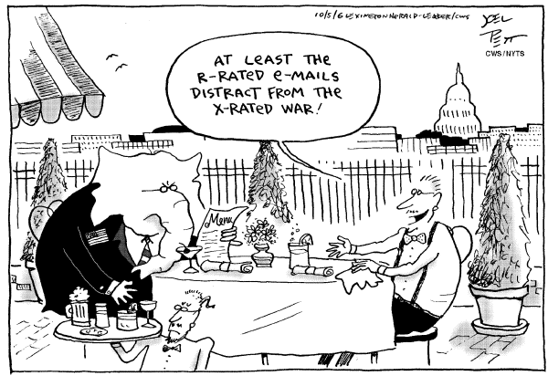 Editorial Cartoon by Joel Pett, Lexington Herald-Leader, CWS/CartoonArts Intl. on Foley Resigns, Seeks Rehab