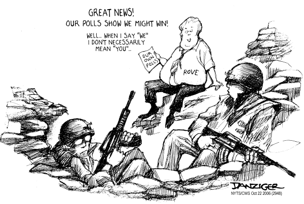 Editorial Cartoon by Jeff Danziger, CWS/CartoonArts Intl. on Dangerous World Needs GOP, Republicans Say