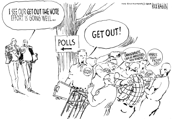 Editorial Cartoon by Rex Babin, Sacramento Bee on Voters Made Big Decision