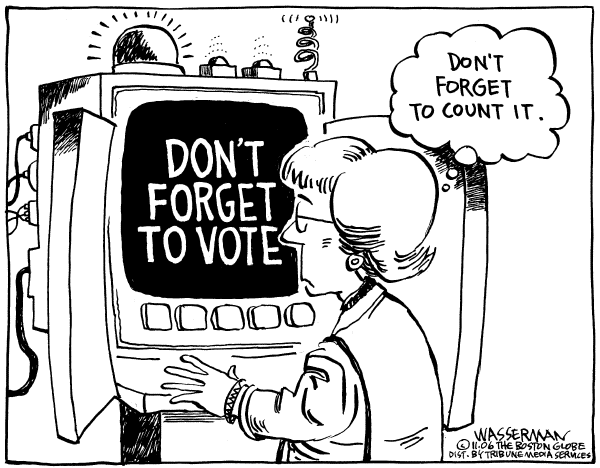 Editorial Cartoon by Dan Wasserman, Boston Globe on Voters Made Big Decision