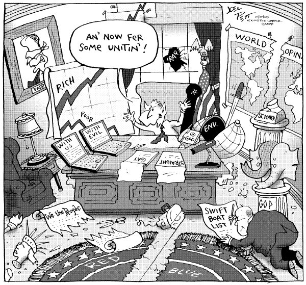 Editorial Cartoon by Joel Pett, Lexington Herald-Leader, CWS/CartoonArts Intl. on GOP Prepares to Transfer Power