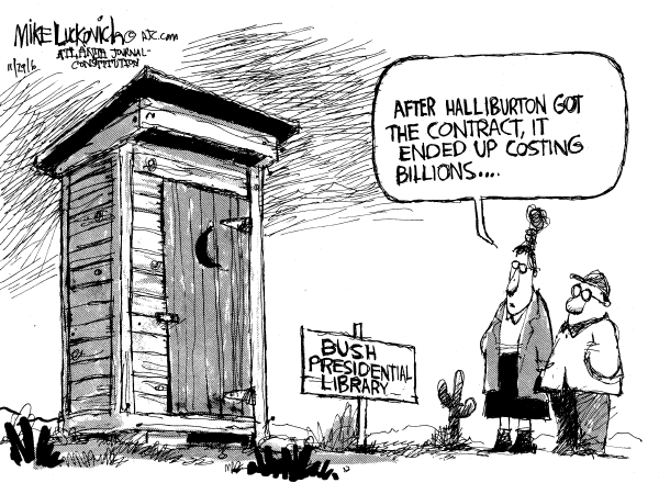 Editorial Cartoon by Mike Luckovich, Atlanta Journal-Constitution on In Other News