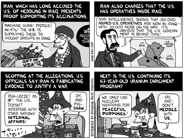 Editorial Cartoon by Ted Rall on War on Terror Intensifies