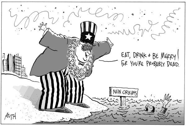 Editorial Cartoon by Tony Auth, Philadelphia Inquirer on In Other News