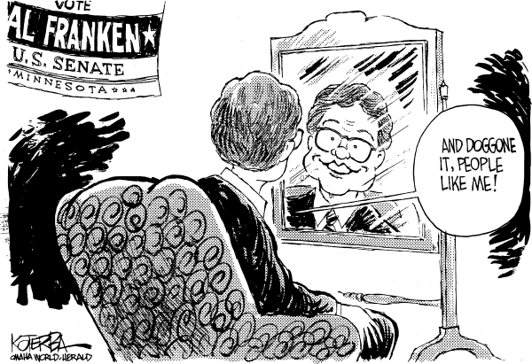Editorial Cartoon by Jeff Koterba, Omaha World-Herald on In Other News