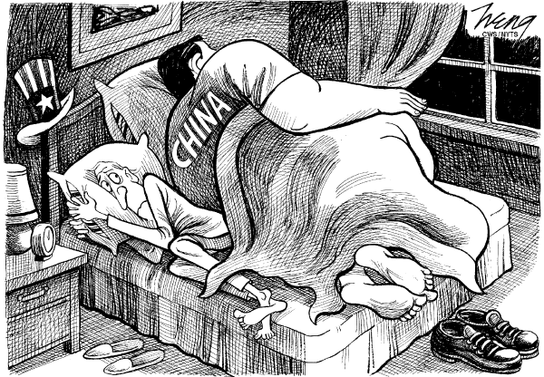 Editorial Cartoon by Heng Kim Song, Lianhe Zaobao, Singapore on In Other News