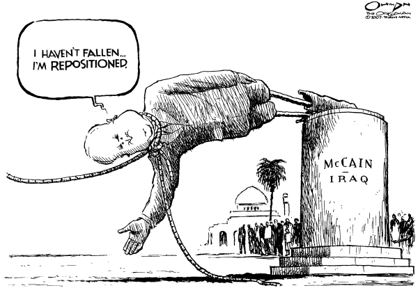 Editorial Cartoon by Jack Ohman, The Oregonian on GOP Hopefuls Pick Up Pace