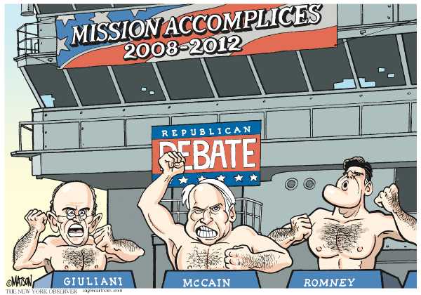 Editorial Cartoon by RJ Matson, Cagle Cartoons on GOP Candidates Support the President
