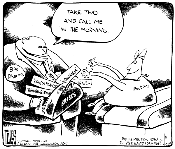 Editorial Cartoon by Tom Toles, Washington Post on Drug War Heats Up