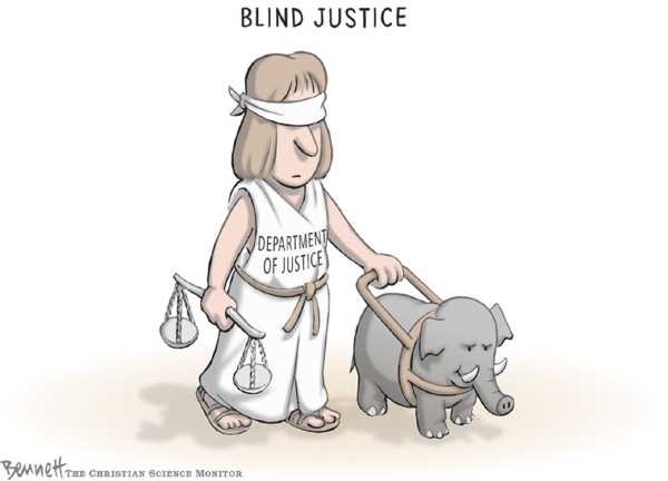 Editorial Cartoon by Clay Bennett, Christian Science Monitor on Gonzales Determined to Stay