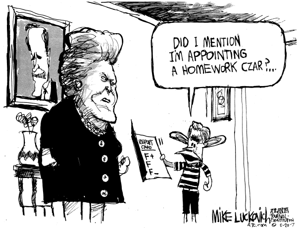 Editorial Cartoon by Mike Luckovich, Atlanta Journal-Constitution on In Other News