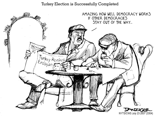 Editorial Cartoon by Jeff Danziger, CWS/CartoonArts Intl. on In Other News