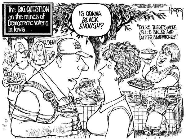 Editorial Cartoon by David Horsey, Seattle Post-Intelligencer on Campaign News