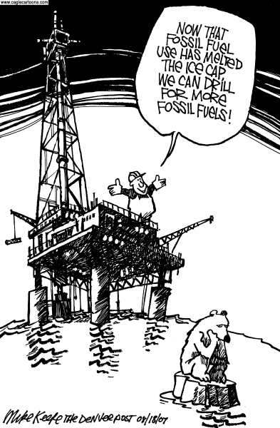 Editorial Cartoon by Mike Keefe, Denver Post on In Other News
