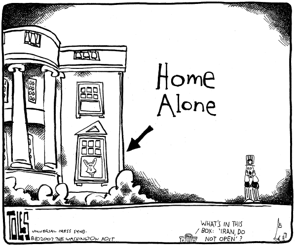 Editorial Cartoon by Tom Toles, Washington Post on Bush Reorganizes White House